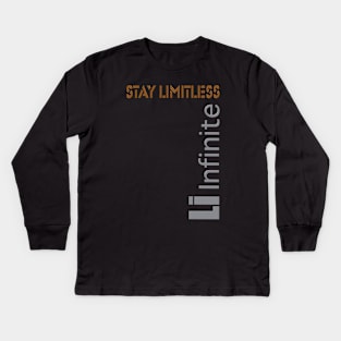 Stay limitless | Lithium Infinite Kids Long Sleeve T-Shirt